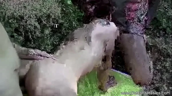 Dutch Honey Getting Banged In The Woods