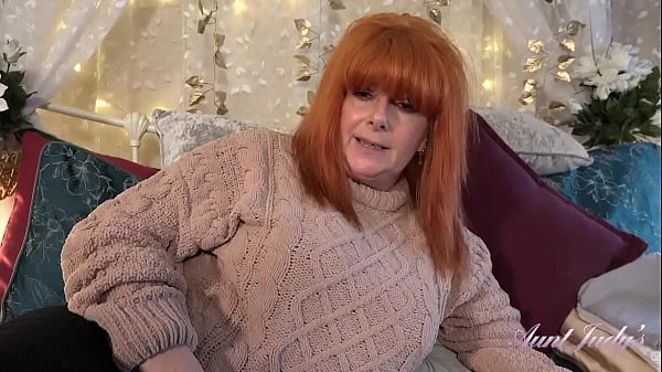 AuntJudys - Your 56yo Busty Mature Step-Aunt Melanie lets you fuck her (POV Experience)